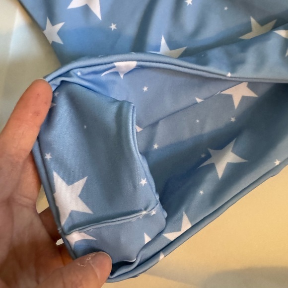 blue Bikini with white stars and In size medium never worn !! - Picture 2 of 3